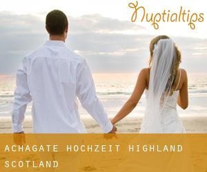 Achagate hochzeit (Highland, Scotland)
