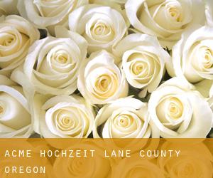 Acme hochzeit (Lane County, Oregon)