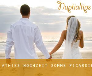 Athies hochzeit (Somme, Picardie)