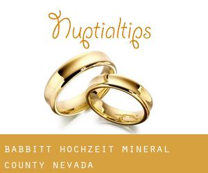 Babbitt hochzeit (Mineral County, Nevada)