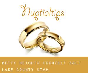 Betty Heights hochzeit (Salt Lake County, Utah)