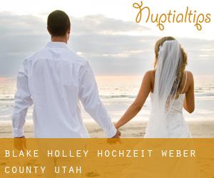 Blake Holley hochzeit (Weber County, Utah)