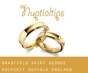 Bradfield Saint George hochzeit (Suffolk, England)