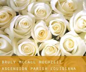 Bruly McCall hochzeit (Ascension Parish, Louisiana)