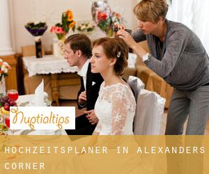 Hochzeitsplaner in Alexanders Corner