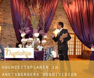 Hochzeitsplaner in Anetsberger's Subdivision