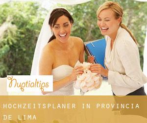 Hochzeitsplaner in Provincia de Lima