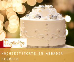 Hochzeitstorte in Abbadia Cerreto