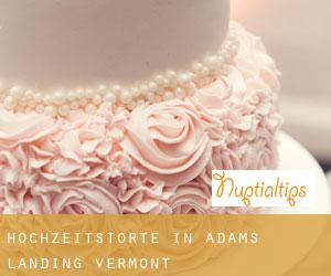 Hochzeitstorte in Adams Landing (Vermont)