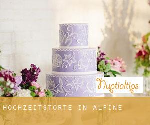 Hochzeitstorte in Alpine