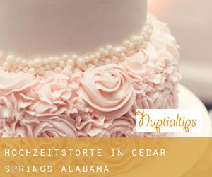 Hochzeitstorte in Cedar Springs (Alabama)
