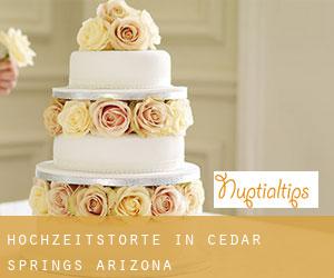 Hochzeitstorte in Cedar Springs (Arizona)