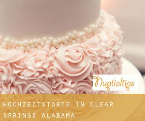 Hochzeitstorte in Clear Springs (Alabama)