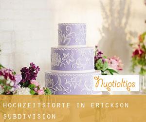 Hochzeitstorte in Erickson Subdivision
