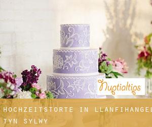 Hochzeitstorte in Llanfihangel-ty'n-Sylwy