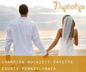 Champion hochzeit (Fayette County, Pennsylvania)