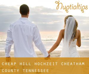 Cheap Hill hochzeit (Cheatham County, Tennessee)