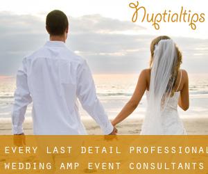 Every Last Detail - Professional Wedding & Event Consultants (Northland)