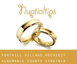 Foothill Village hochzeit (Albemarle County, Virginia)