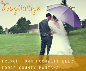 French Town hochzeit (Deer Lodge County, Montana)