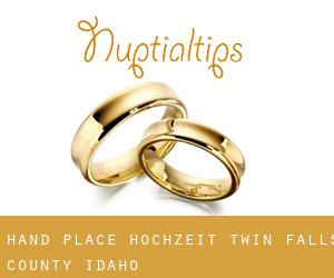 Hand Place hochzeit (Twin Falls County, Idaho)