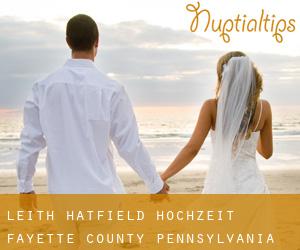 Leith-Hatfield hochzeit (Fayette County, Pennsylvania)