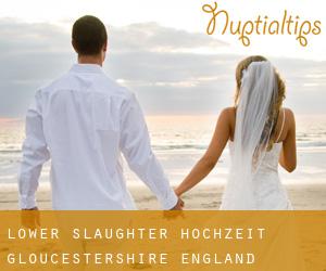 Lower Slaughter hochzeit (Gloucestershire, England)
