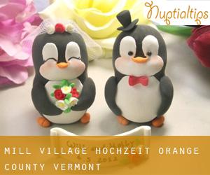Mill Village hochzeit (Orange County, Vermont)