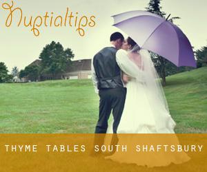 Thyme Tables (South Shaftsbury)